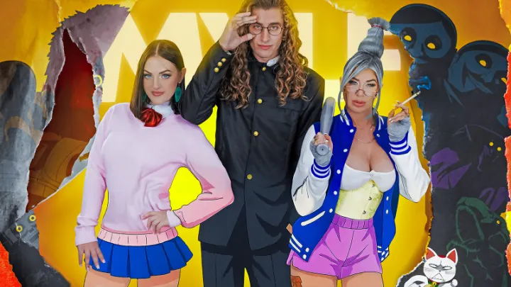[Bad MILFs] Lolly Dames & Lucy Lotus: Daandodan: My Boyfriend Is Possessed, Let’s Fuck the Ghosts Out of Him!