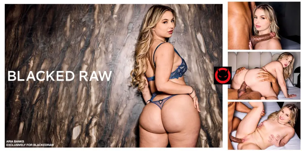 [Blacked RAW] Aria Banks: Blonde Cutie Ditches BF For BBC