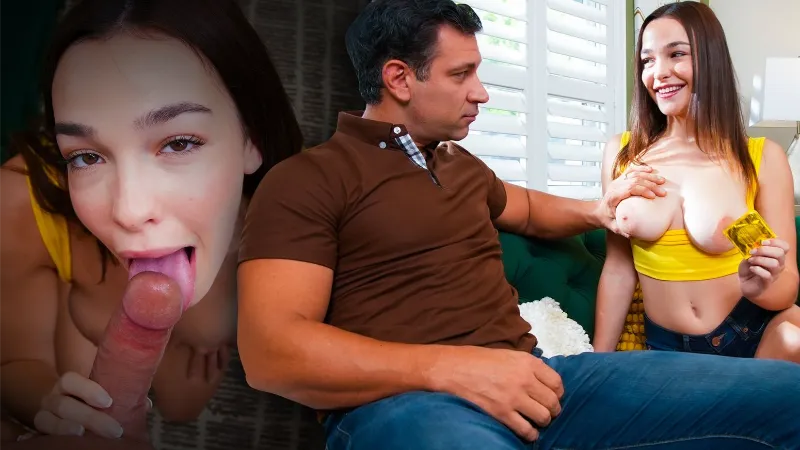 [My Pervy Family] Rissa May: Can I Try A Condom On You?