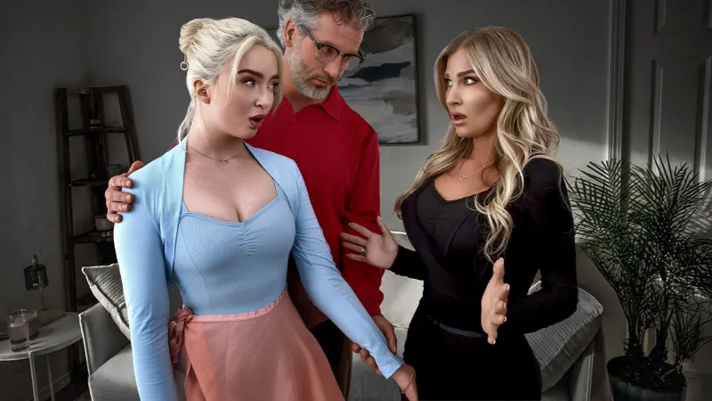 [Perv Therapy] Andi Avalon & Lexi Lore: Lexis Secret Revealed: A Threesome on the Therapists Couch