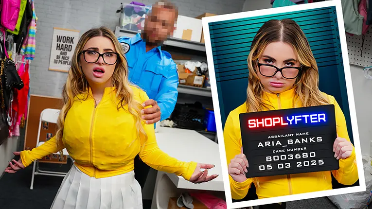 [Shoplyfter] Aria Banks: Case No. 8003680 – Bra Stuffing Brat